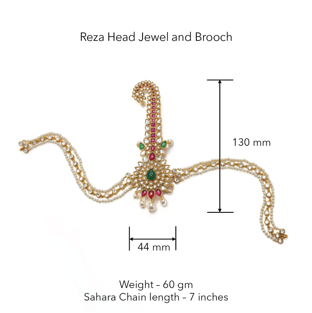Reza Head Jewel & brooch for Men by Suneet Varma thumbnail 4