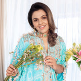 Bouquet Of Hyacinth Choker by Tribe Amrapali