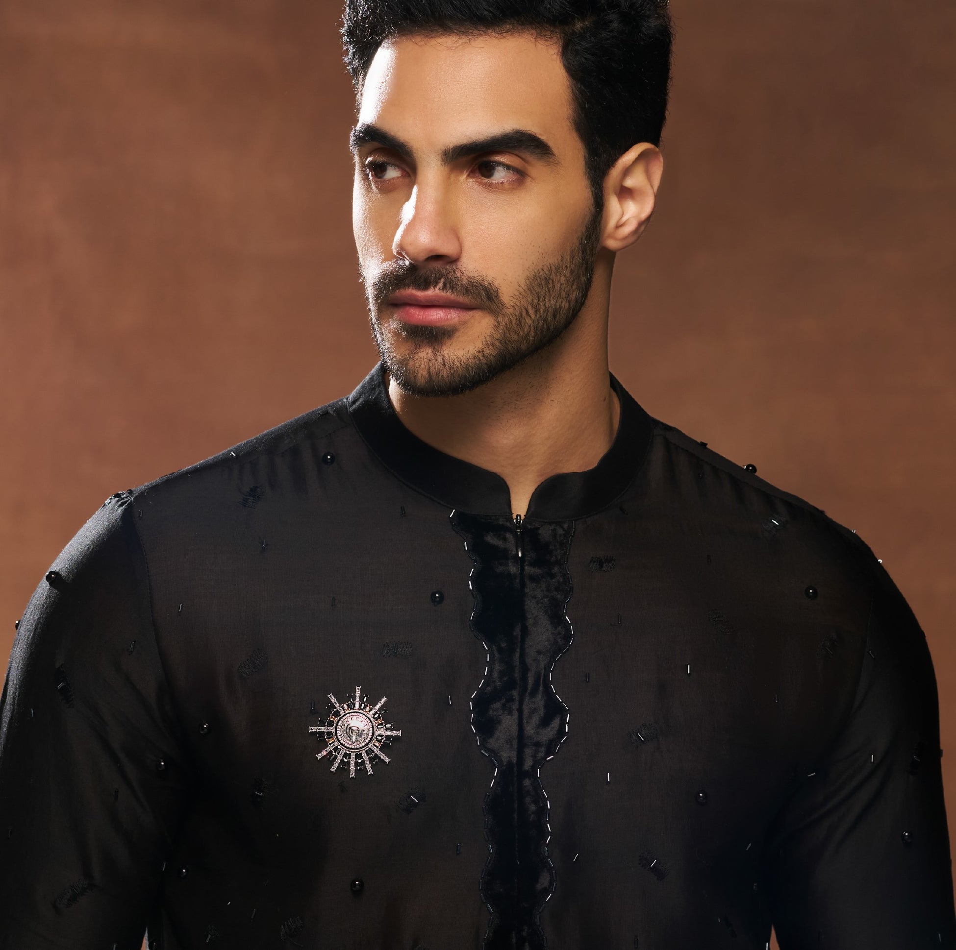 Numisma Star Burst Brooch for Men by Shivan & Narresh thumbnail 2