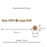 Pakeezah Rosebud Necklace by Suneet Varma