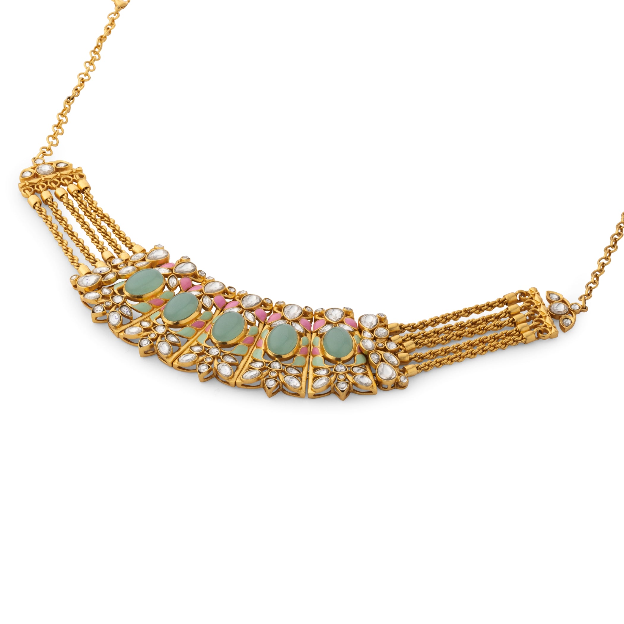 Gulmohar Springtime Necklace by Tribe Amrapali thumbnail 3