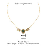 Rosa Dainty Necklace by Suneet Varma
