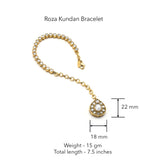 Rosa Kundan Bracelet by Suneet Varma