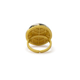 Chevron Ring (adjustable) by JJV by JJ Valaya
