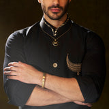 Chevron Bangle for Men by JJV by JJ Valaya