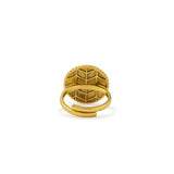 Chevron Petite Ring (adjustable) by JJV by JJ Valaya