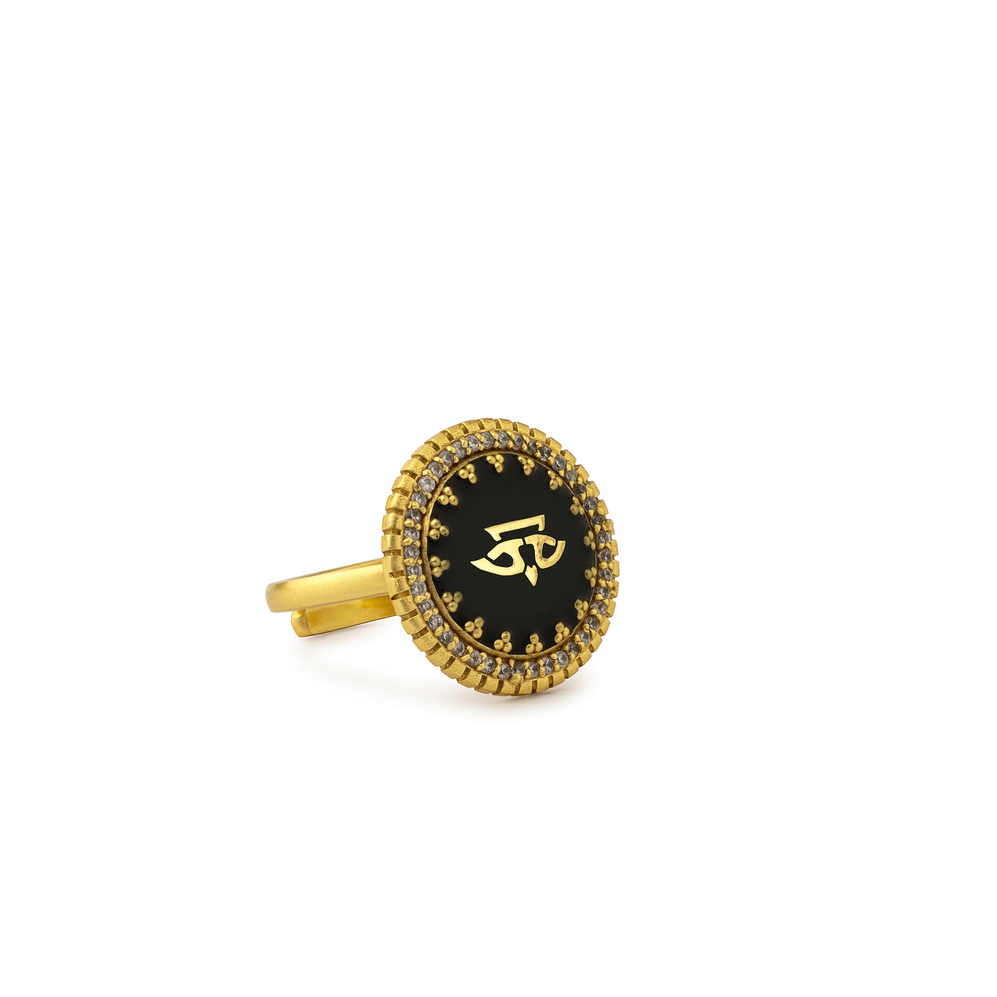 Chevron Petite Ring (adjustable) by JJV by JJ Valaya thumbnail 3