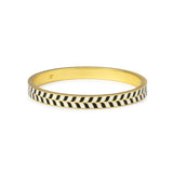 Chevron Classic Bangle for Men by JJV by JJ Valaya