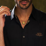 Rumeli Pendant with chain for Men by JJV by JJ Valaya