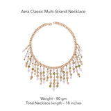 Azra Classic Multi-strand Necklace by JJV by JJ Valaya
