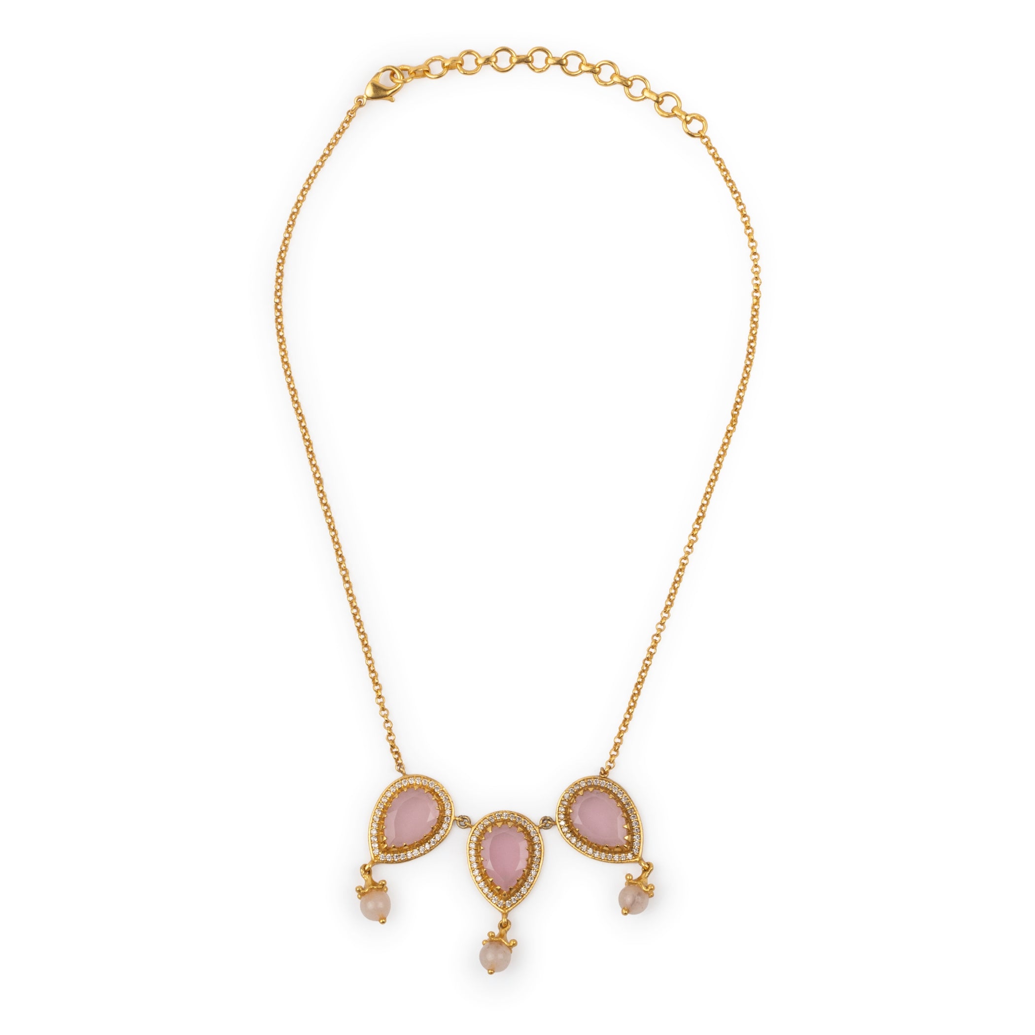 Gulmohar Dusty Rose Chainlet by Tribe Amrapali thumbnail 2