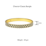 Chevron Classic Bangle for Men by JJV by JJ Valaya