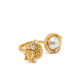 Opaline Statement Ring (adjustable) by Ekaya Banaras