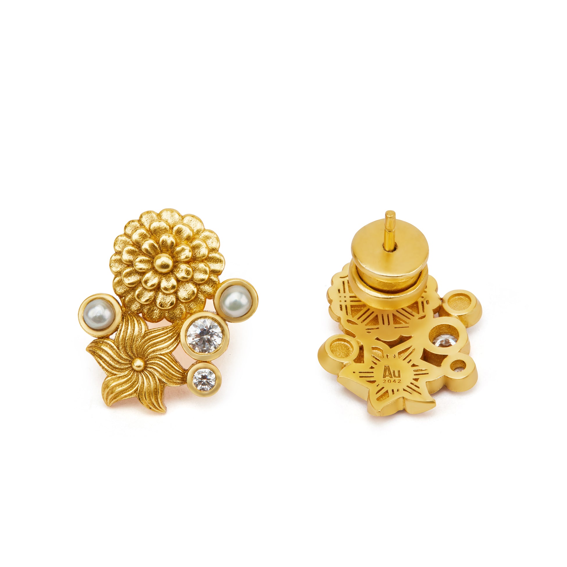 Opaline Helmi Studs by Ekaya Banaras thumbnail 3