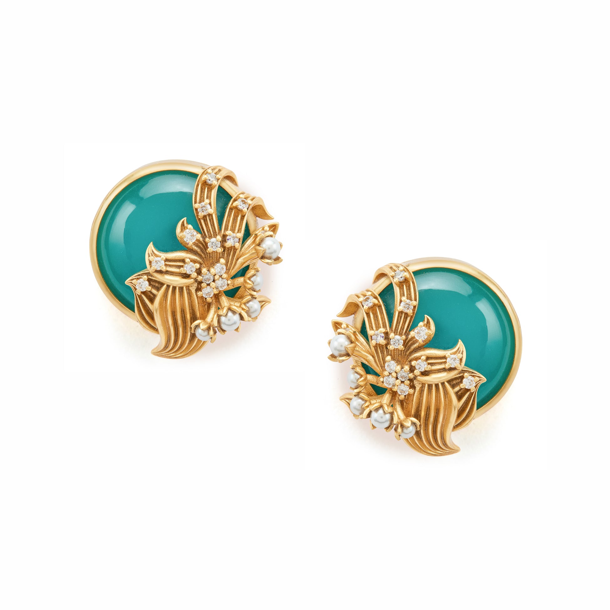 Odeta Statement Studs by Ekaya Banaras thumbnail 2