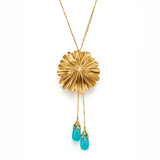 Odeta Pendant with Chain by Ekaya Banaras