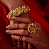 Odeta Ring (adjustable) by Ekaya Banaras