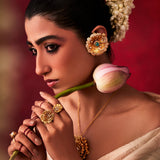 Odeta Double-motif Ring by Ekaya Banaras