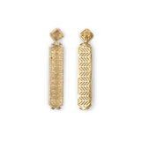 Amelia Hexagon Earrings by JJV by JJ Valaya