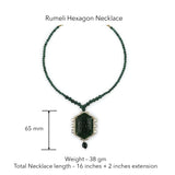 Rumeli Hexagon Necklace by JJV by JJ Valaya