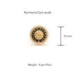 Numisma Coin Studs by Shivan & Narresh