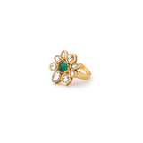Rosa Sage Ring by Suneet Varma