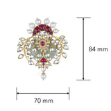 Gulmohar Miniature Statement Necklace by Tribe Amrapali