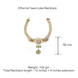 Ethereal Swan Lake Necklace by Tribe Amrapali
