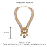 White Lotus Neckpiece for men by Tribe Amrapali