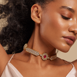 Pakeezah Rosebud Necklace by Suneet Varma