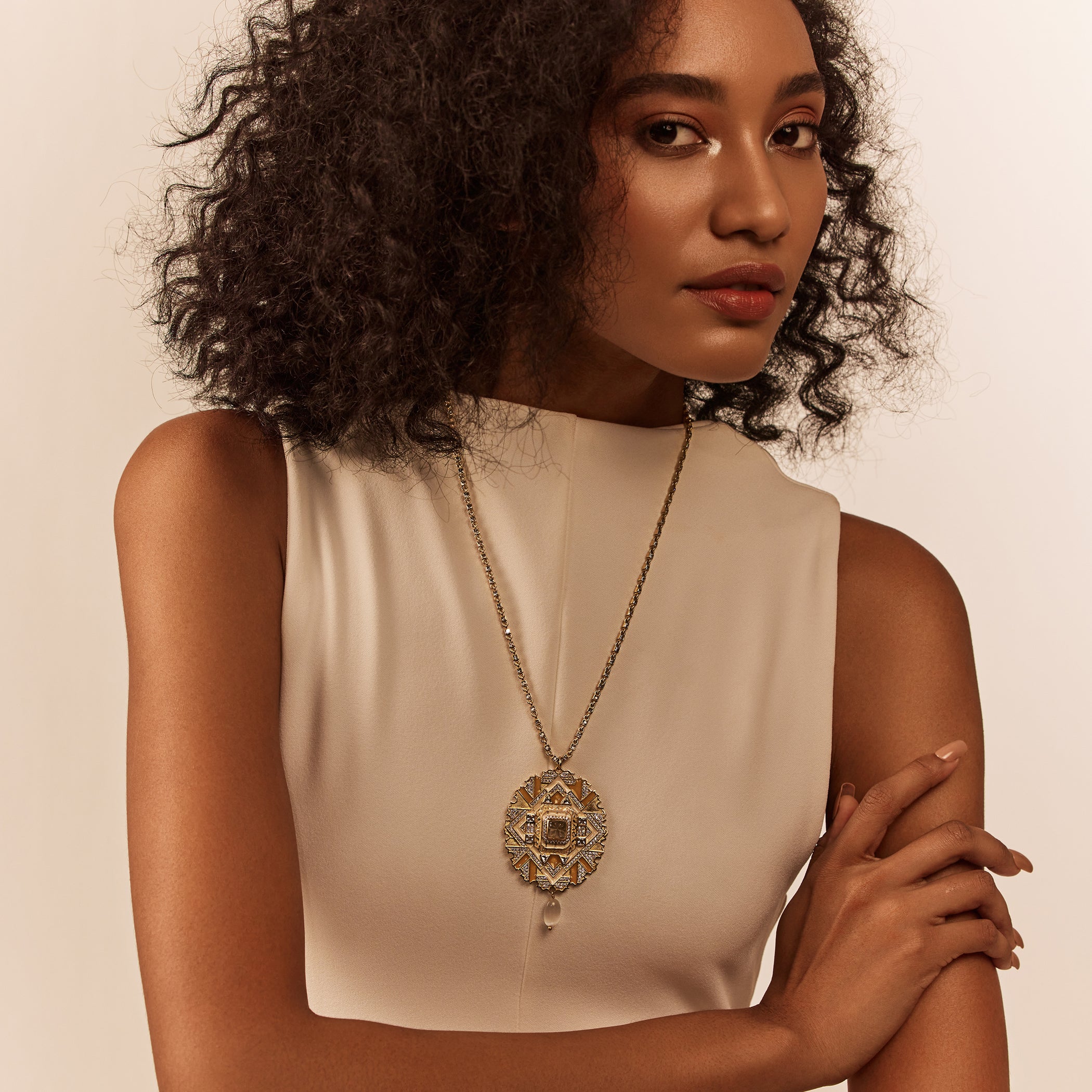 Amelia Helios Necklace by JJV by JJ Valaya image 1