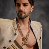 White Lotus Neckpiece for men by Tribe Amrapali
