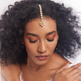 Rosa Rosebud Maangtika by Suneet Varma