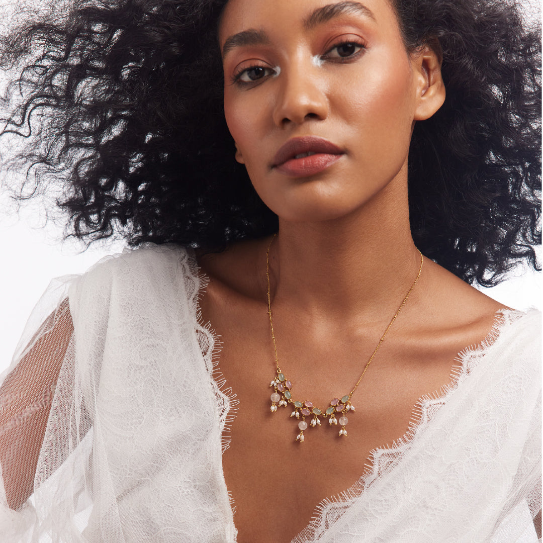 Pastel Petite Drops & Necklace