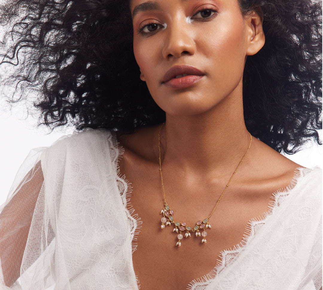 Pastel Petite Drops & Necklace