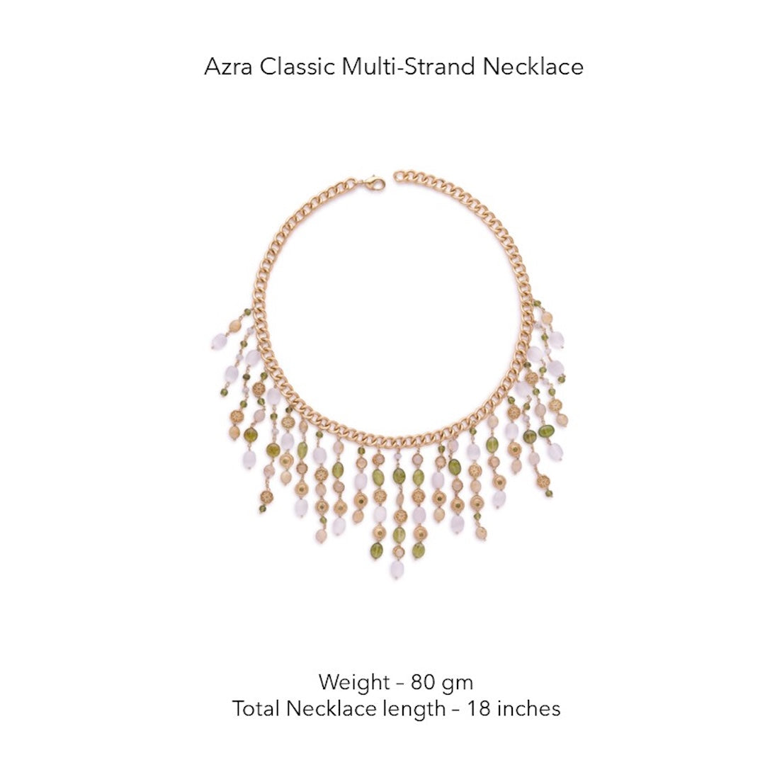 Azra Classic Multi-strand Necklace by JJV by JJ Valaya thumbnail 5