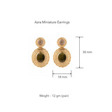 Azra Miniature Earrings by JJV by JJ Valaya