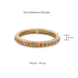 Azra Statement Bangle (openable) by JJV by JJ Valaya