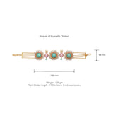 Bouquet Of Hyacinth Choker by Tribe Amrapali