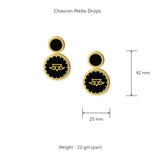 Chevron Petite Drops by JJV by JJ Valaya