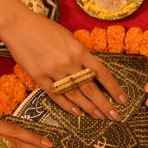 Azra Double-motif Ring (adjustable)