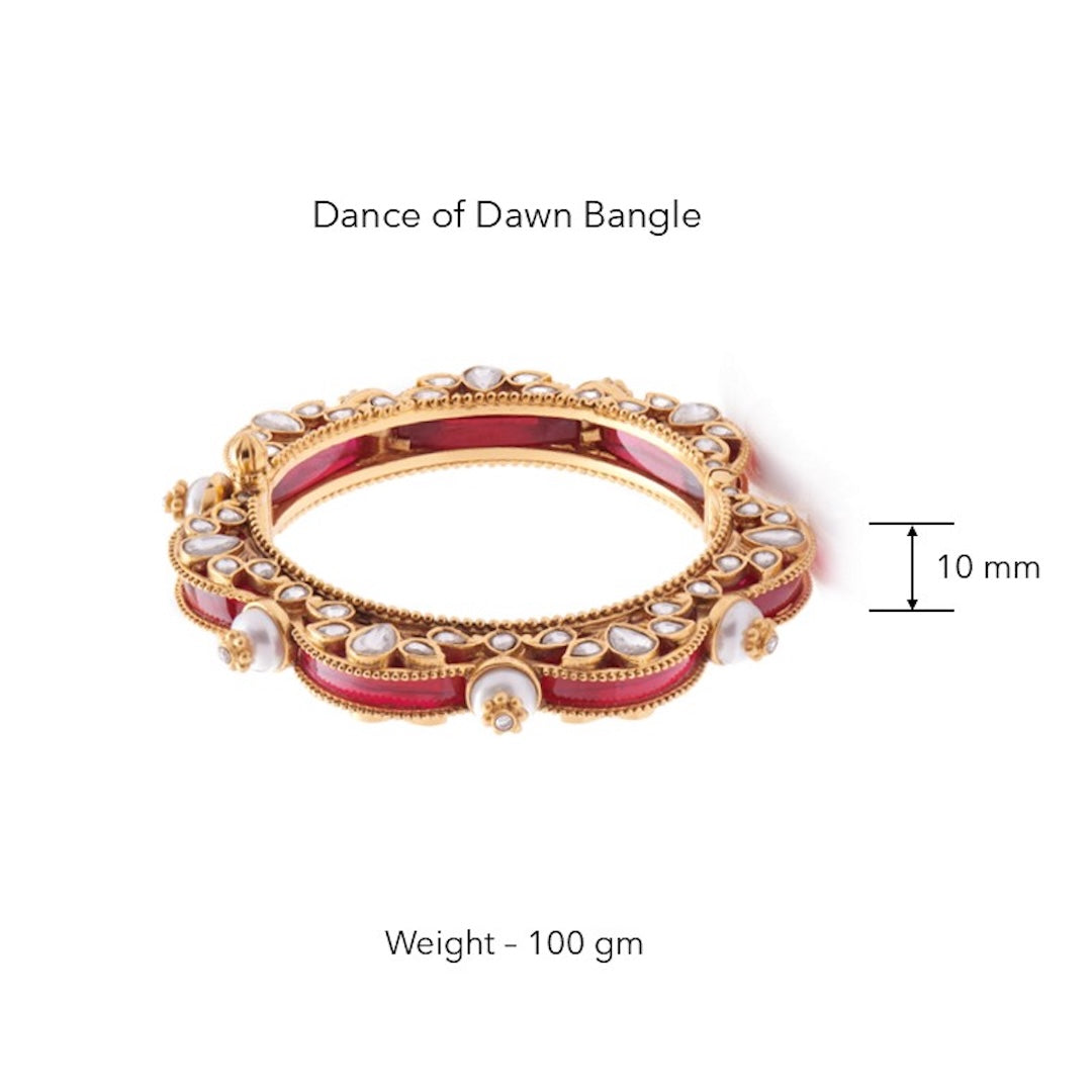 Dance Of Dawn Bangle (openable) by Tribe Amrapali thumbnail 5