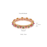 Firoja Red Bangle (openable) by Suneet Varma
