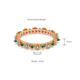 Firoja Green Bangle (openable) by Suneet Varma