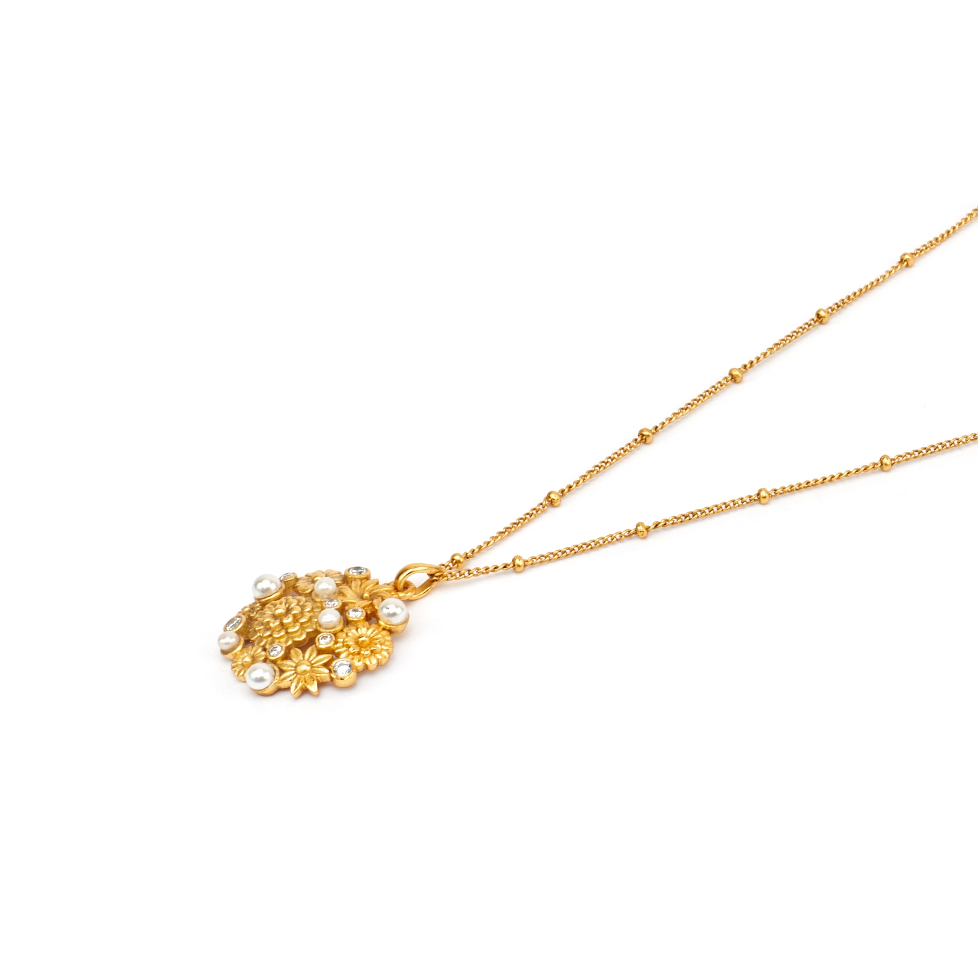 Opaline Miniature Pendant with Chain by Ekaya Banaras thumbnail 3