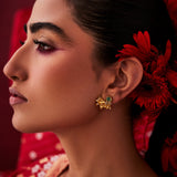 Opaline Miniature Studs by Ekaya Banaras