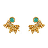 Opaline Miniature Studs by Ekaya Banaras