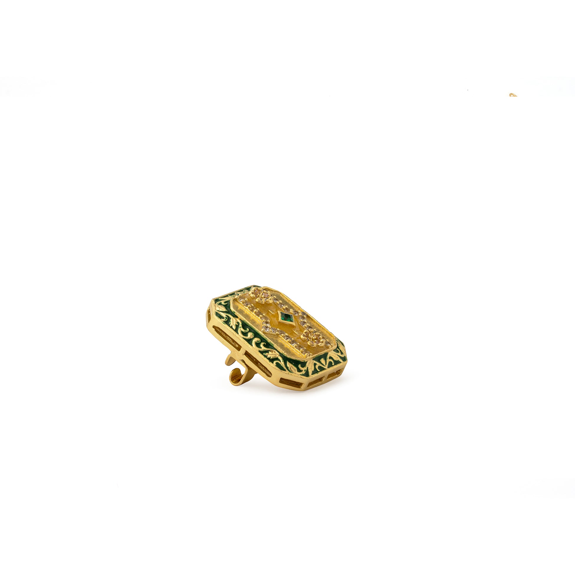 Rumeli Angular Brooch for Men by JJV by JJ Valaya thumbnail 3