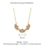 Gulmohar Crescent Necklace by Tribe Amrapali