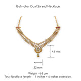 Gulmohar Dual Strand Necklace by Tribe Amrapali